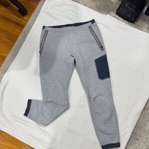 J.Lindeberg Light Gray Joggers with Navy Accents